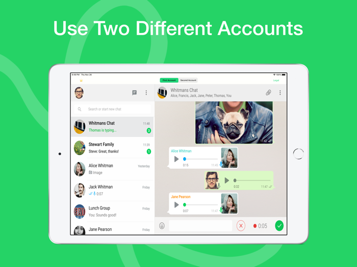 WhatsApp Messages for iPad