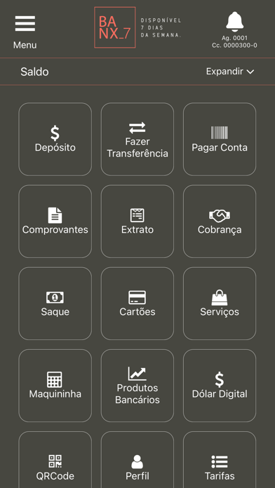 Banx7 - Conta Digital screenshot 3