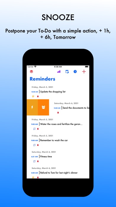 Gasti - reminders made simple screenshot 2