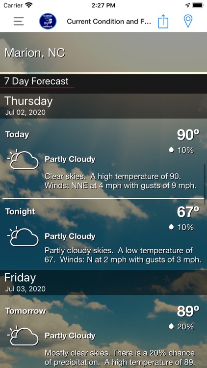Foothills Weather