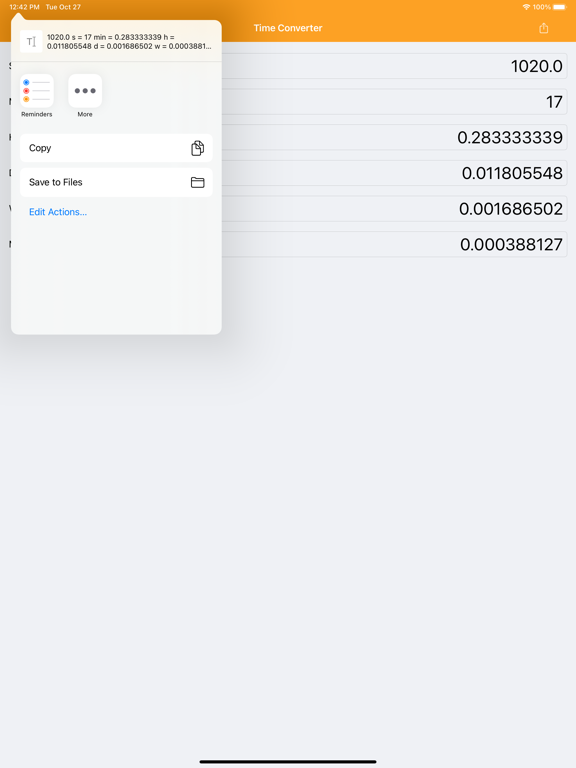 Time Converter App voor iPhone, iPad en iPod touch AppWereld