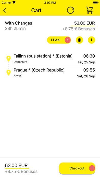 ECOLINES - bus tickets online screenshot 3