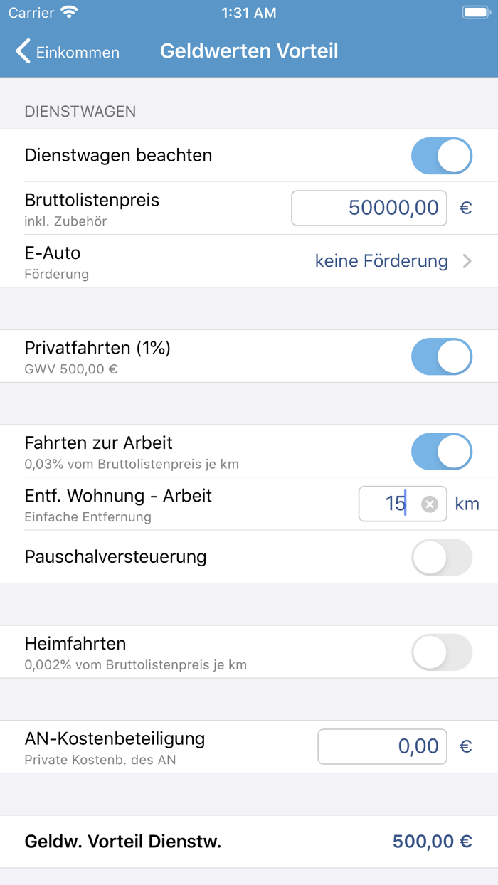 Nettolohn 2021 für iPhone