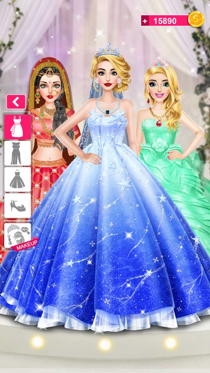 Bride Wedding Fashion Dressup screenshot-3