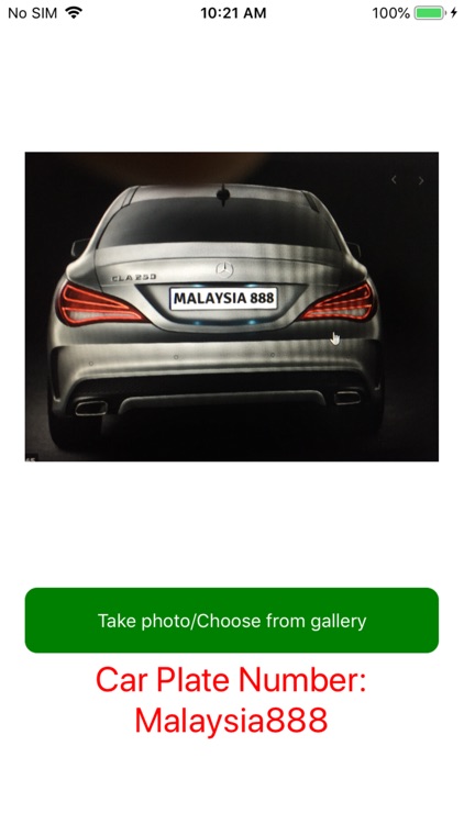Cloud Based Plate Recogniser screenshot-3
