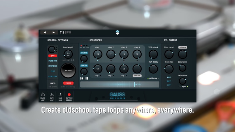 Gauss Field Looper