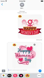 happy women day stickers iphone screenshot 3