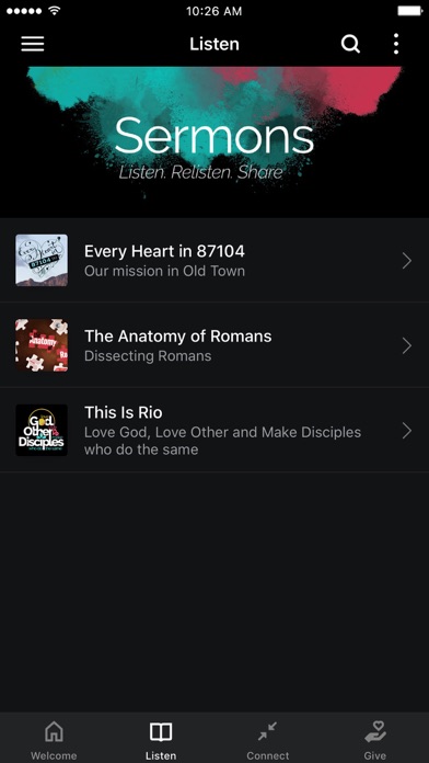 Rio Church App screenshot 2