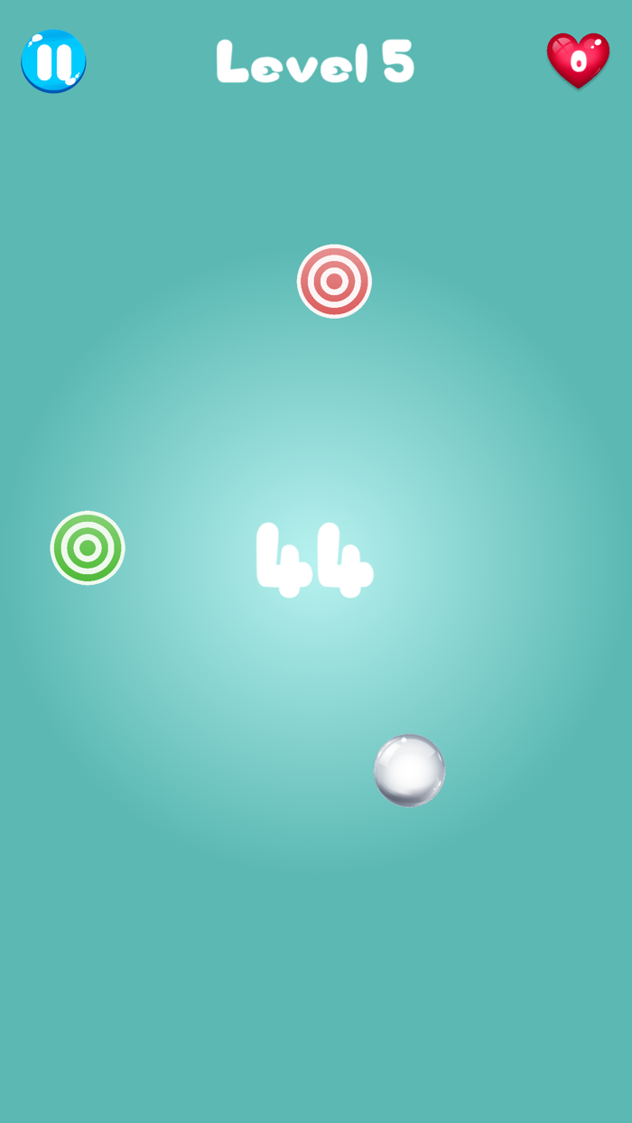 go marble hit the target