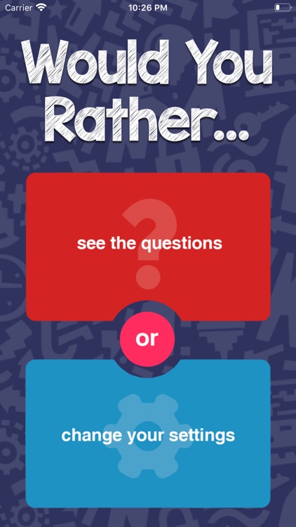 Would You Rather..?