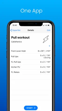 Game screenshot SuperSet - Workout Companion apk