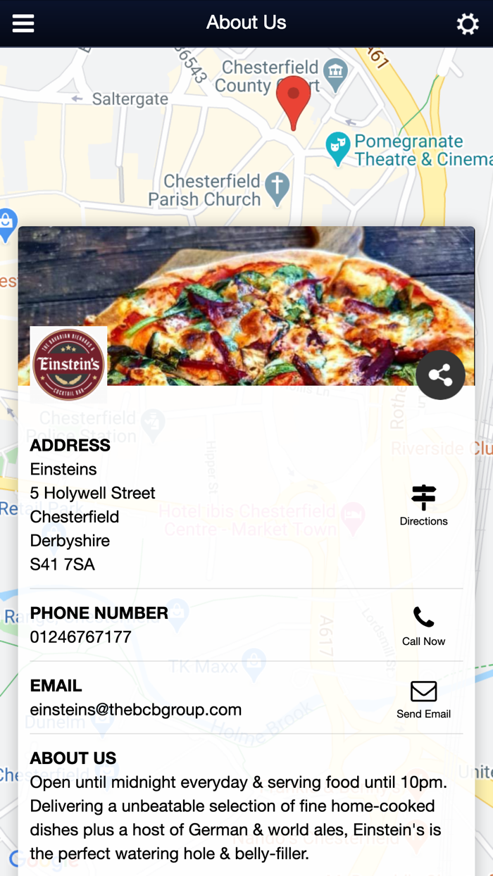 Einsteins Chesterfield