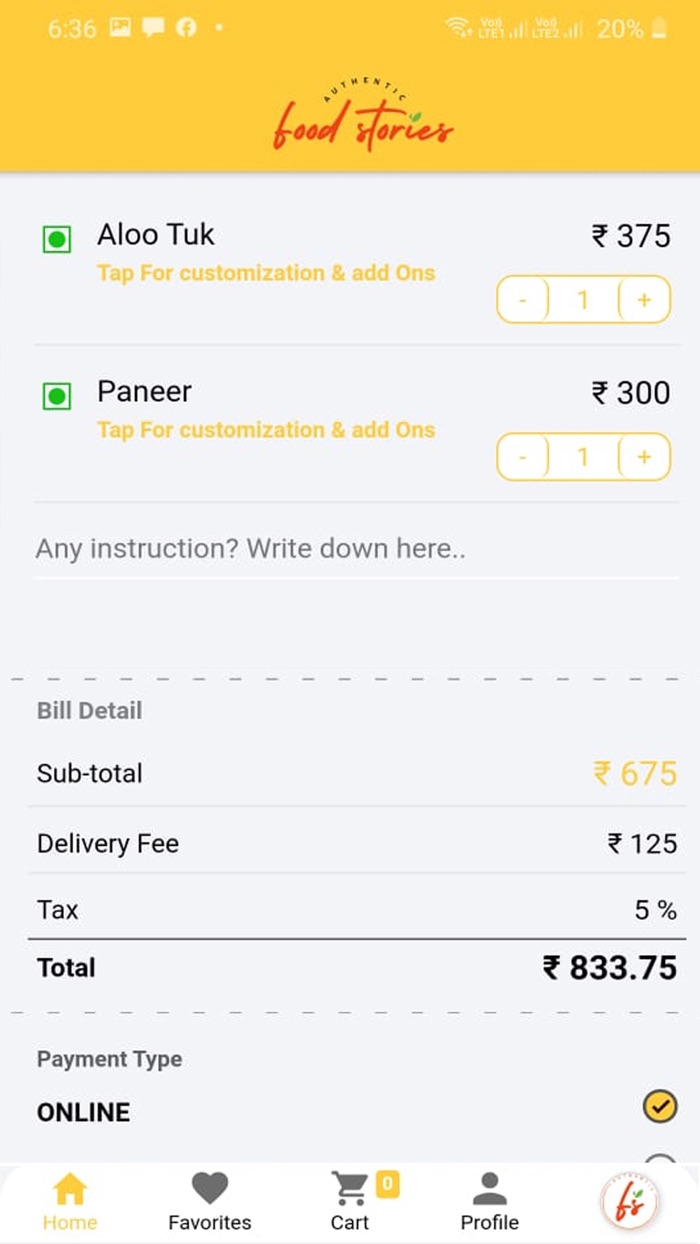 Authentic Food Stories