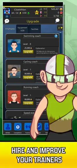 Game screenshot менеджер по триат: ClickAthlon hack