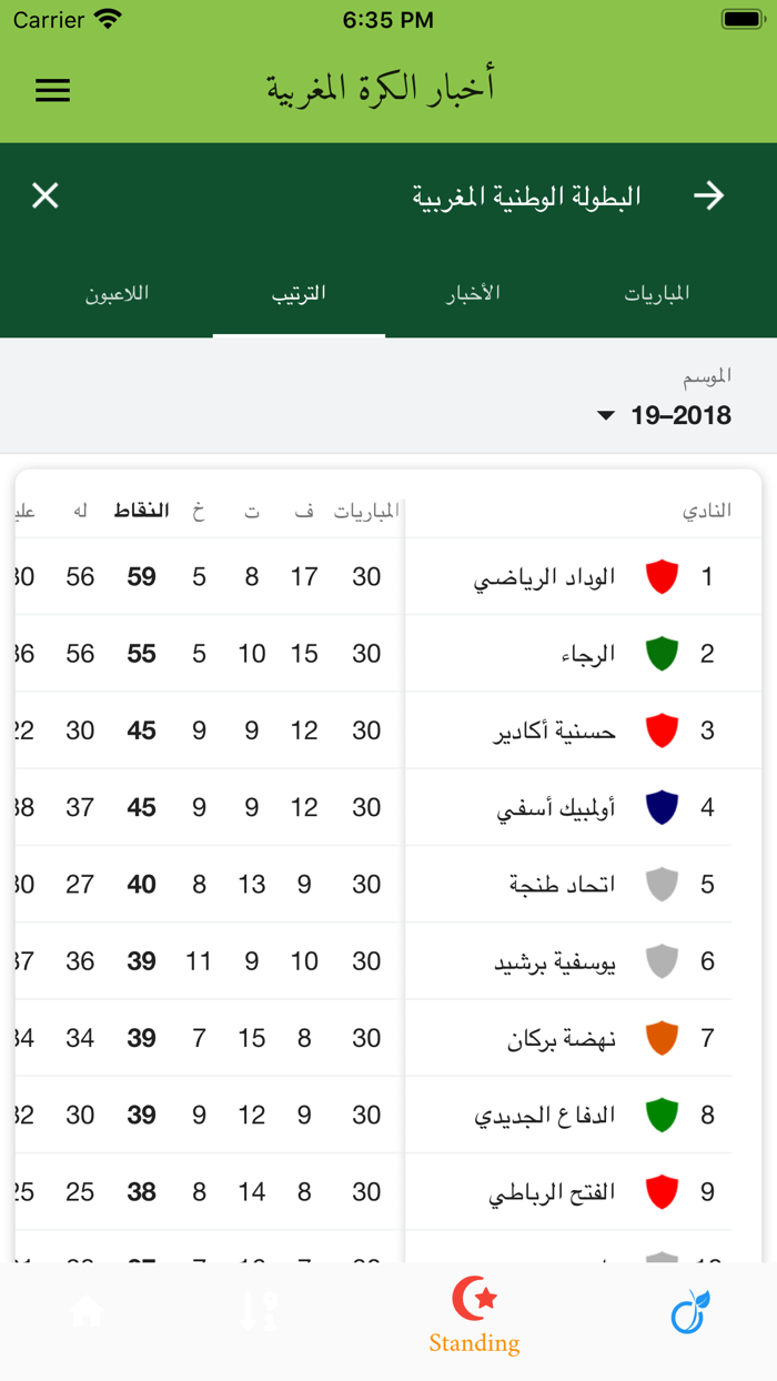 ‏الدوري المغربي