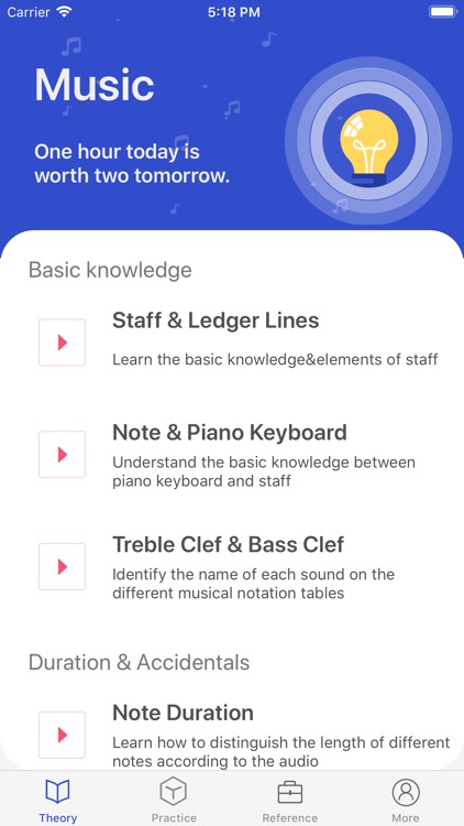 Piano learn-Sight reading app