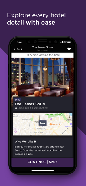 &lrm;HotelTonight - Hotel Deals Screenshot
