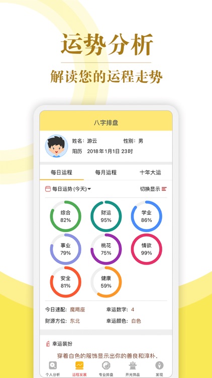 八字算命-八字排盘星座运势