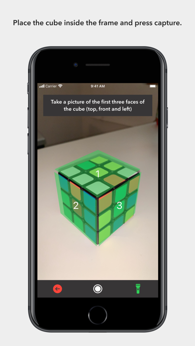 CubeSolver AR screenshot 2