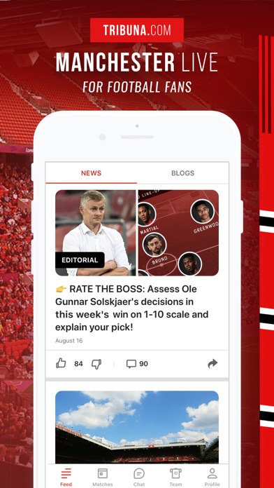 MU Live – Live Scores, Results & News for Manchester Fans Screenshot 1