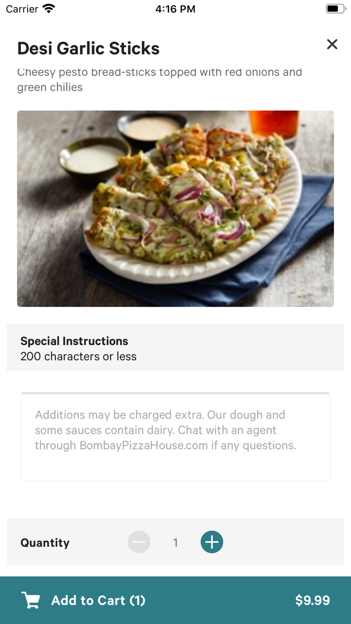 Bombay Pizza House - Fremont