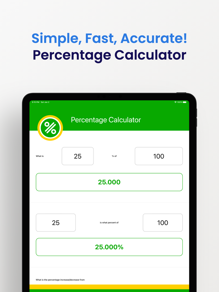 Percentage for Crypto Traders