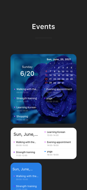 ‎Widget Calendar Screenshot