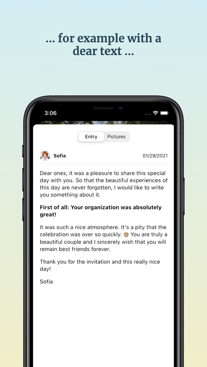 Take Part - Virtual Guestbook