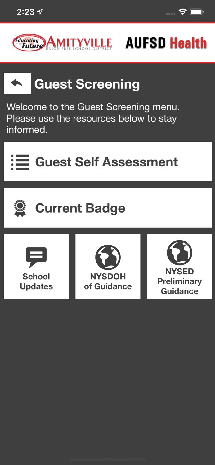 Amityville UFSD Health App