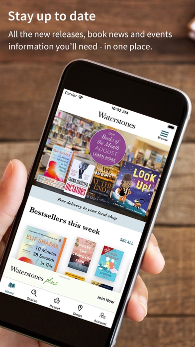 How to cancel & delete Waterstones from iphone & ipad 4