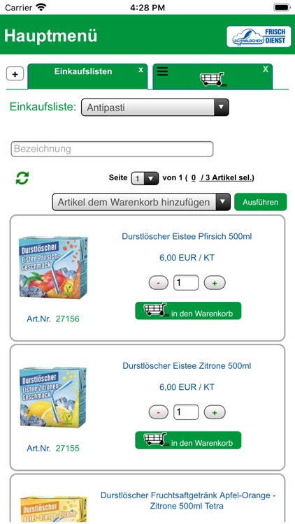 Schwälbchen Frischdienst