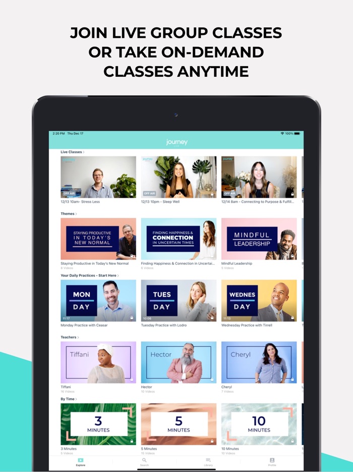 Journey LIVE Mental Wellbeing