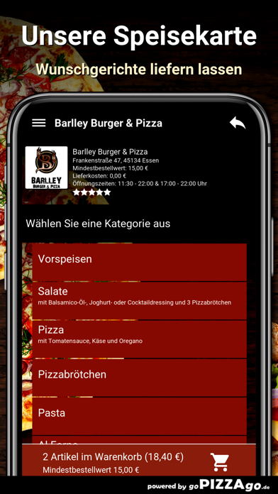 Barlley Burger - Pizza Essen screenshot 4