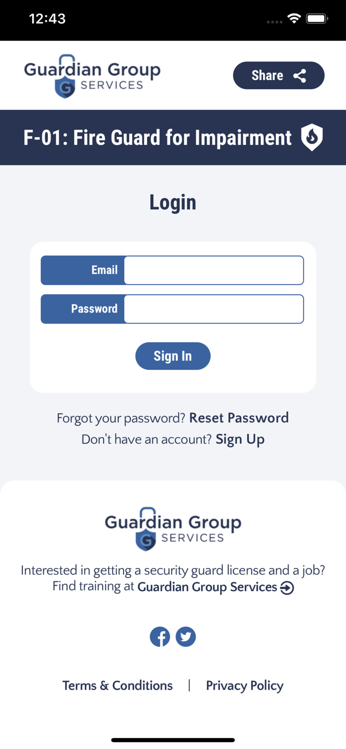 Fire Guard for Impairment F-01