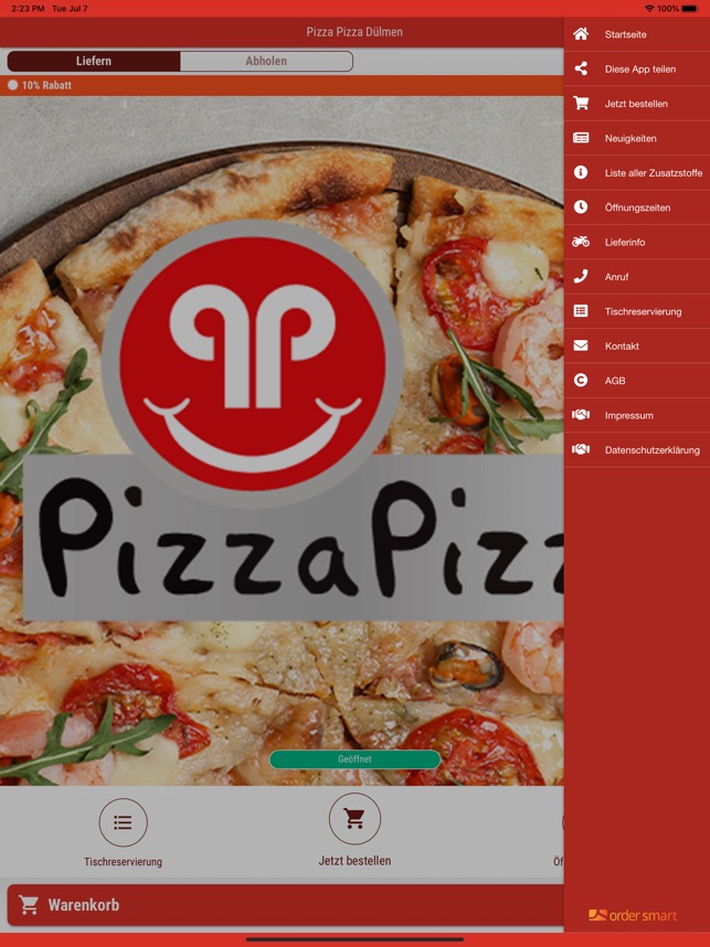 Pizza Pizza Dulmen On The App Store