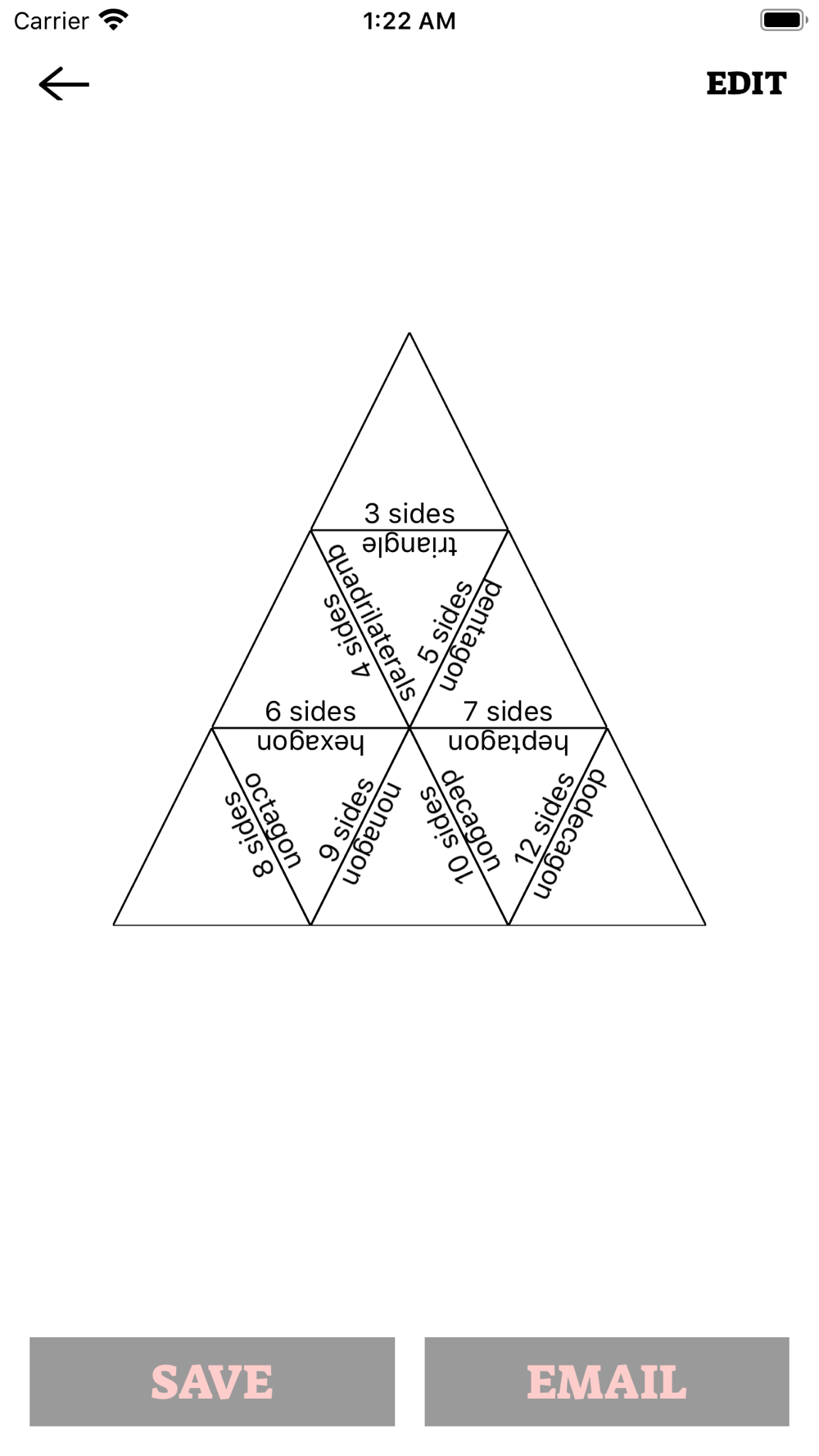 Puzzle tarsia Algebra 1