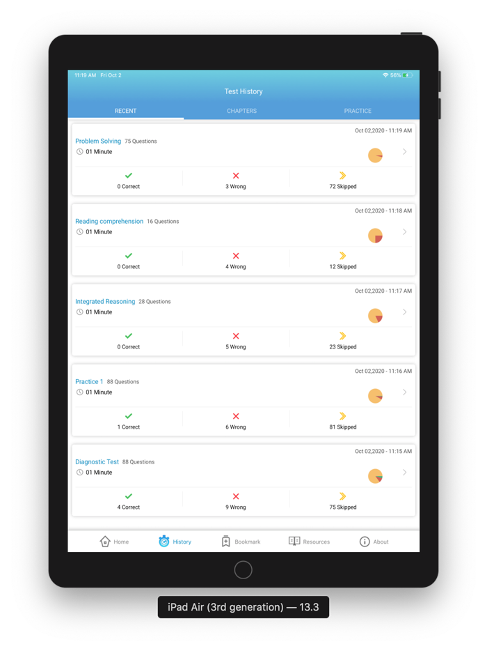 CLIFFSNOTES GMAT EXAM PREP APP