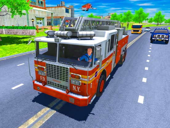 Real Flying Fire Truck Robot screenshot 2