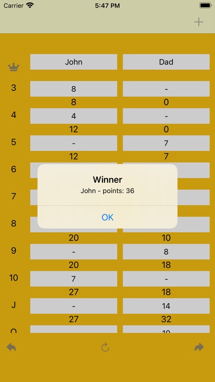 FiveCrowns Scorekeeping App screenshot-3