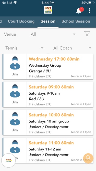 Jimmys Tennis screenshot 3