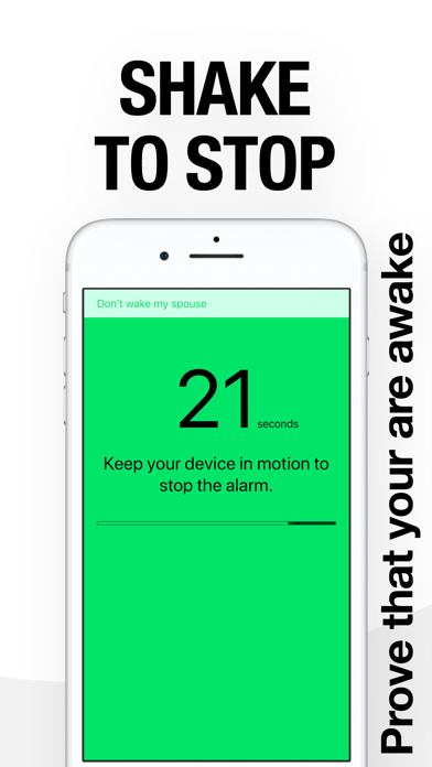 Motion Alarm Clock screenshot 2