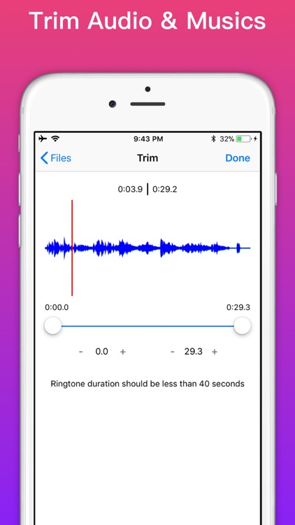 Ringtone Maker - extract audio