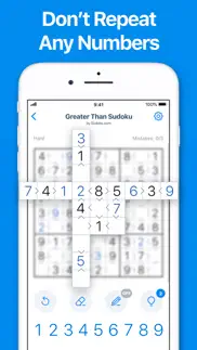 greater than sudoku iphone screenshot 3