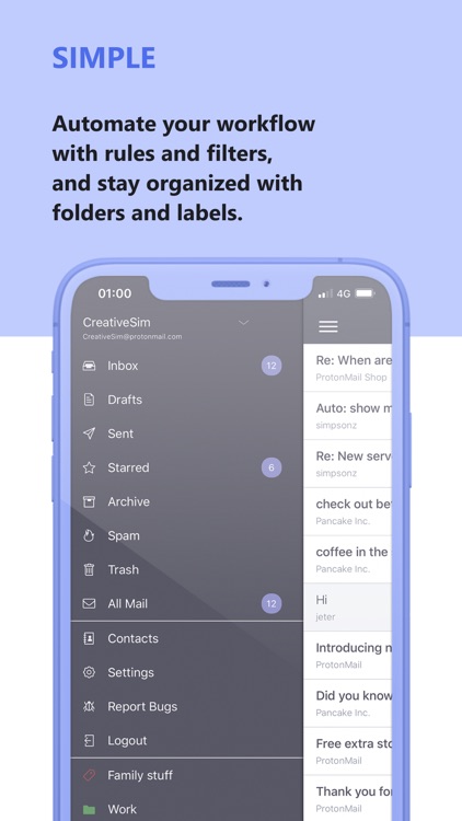 ProtonMail - Encrypted Email screenshot-3