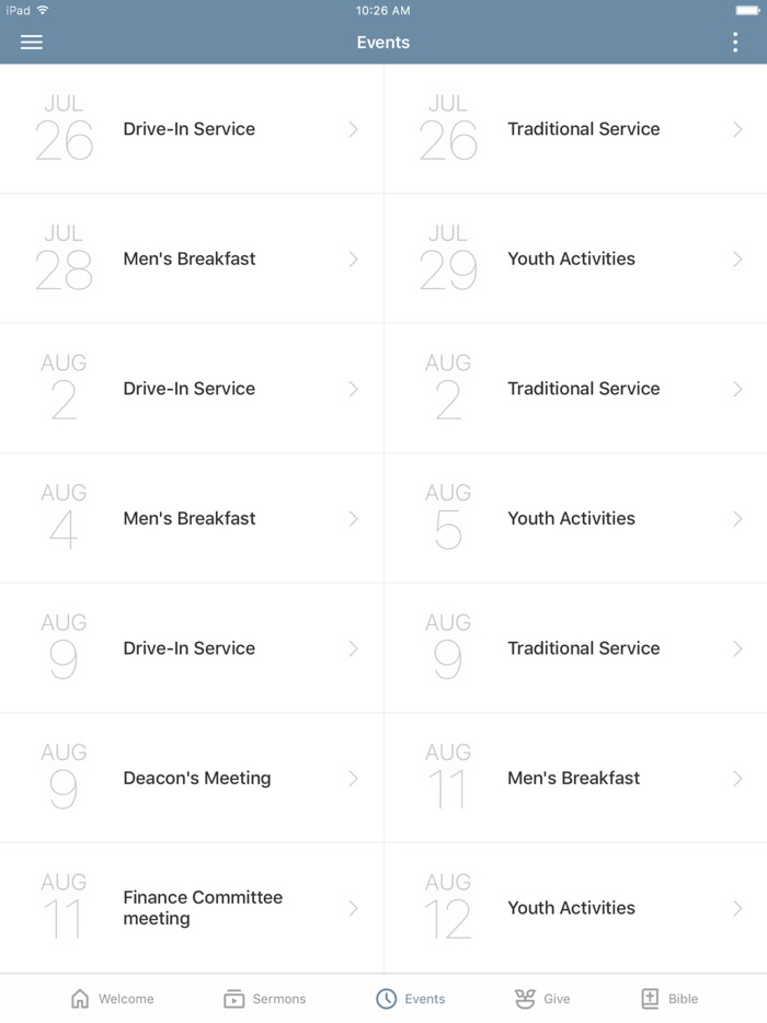 Bella Vista Baptist Church App