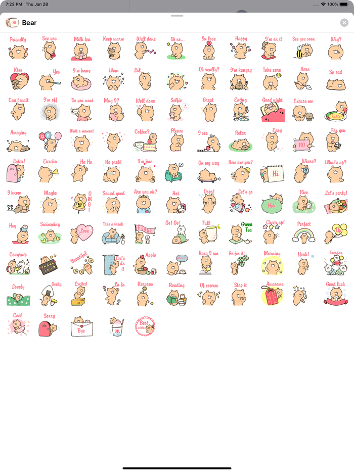 Gummy Bear Stickers Pack