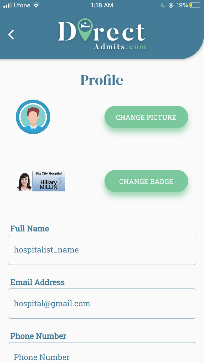 Direct Admit Hospitalist