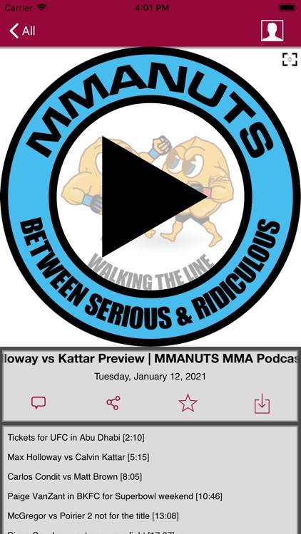 MMA Nuts - Podcast App