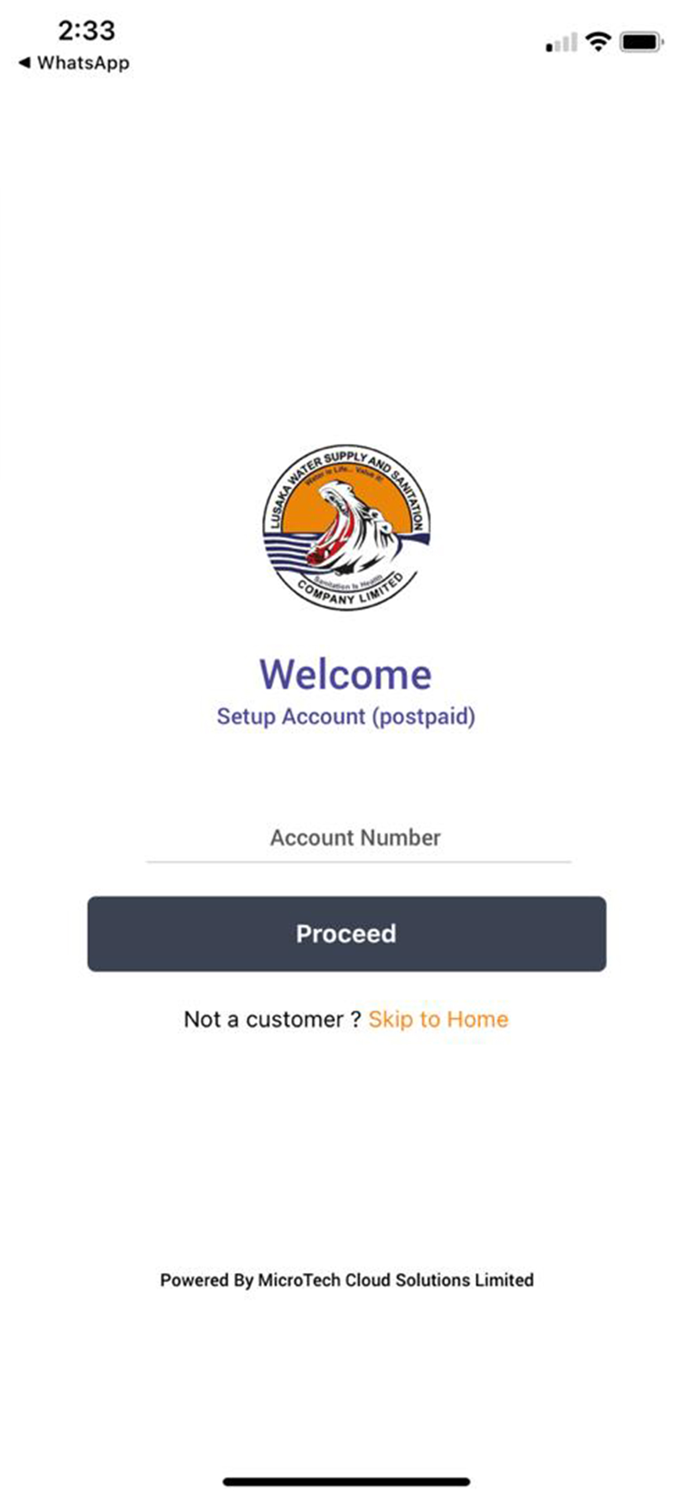 Lusaka Water Supply App
