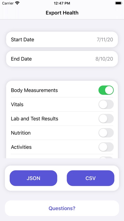 Export Health! screenshot-0